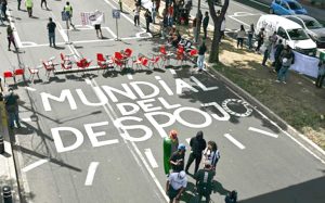 Madres buscadoras protestan en el partido México-Portugal