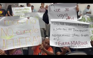 MORENA y aliados del Congreso bloquean petición de separación del cargo y juicio político a la Gobernadora